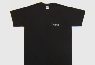 PingvinBolt.hu Hímzett Debian póló