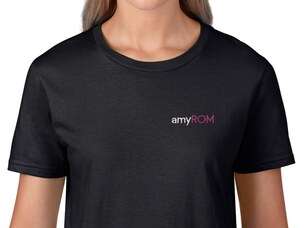 amyROM női póló (fekete)