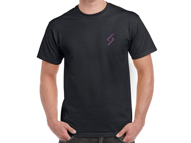 Crystal Linux póló (fekete)