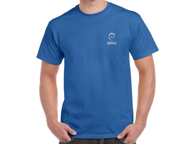 Debian (type 2) póló (kék)