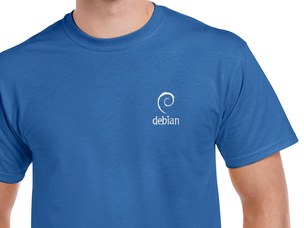 Debian (type 2) póló (kék)