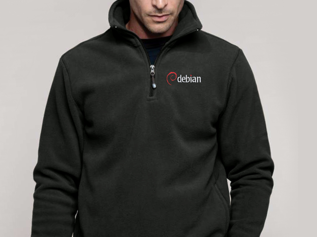 Debian polár felső (sötétszürke)