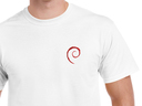 Debian Swirl póló (fehér)