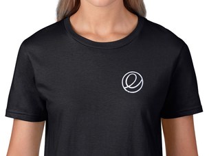 Elementary női póló (fekete)