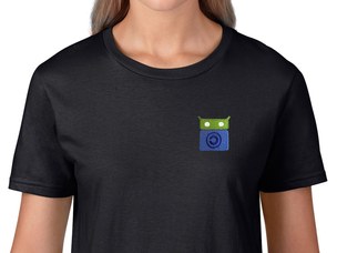 F-Droid női póló (fekete)