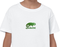 Fehér openSUSE gyermek póló