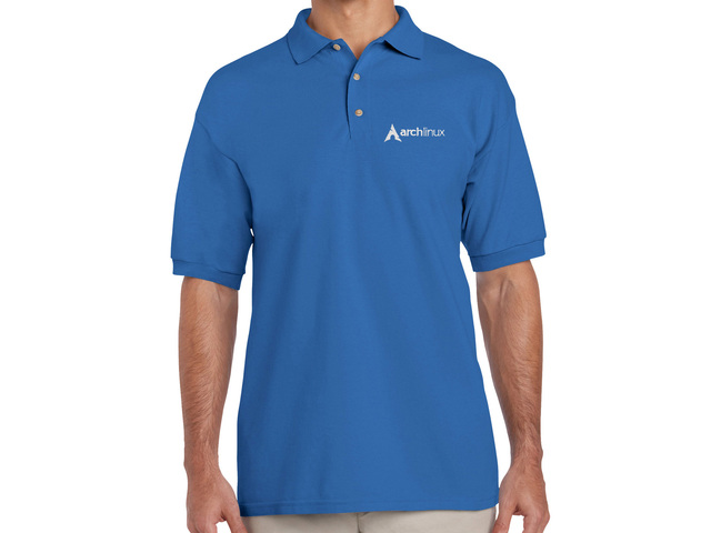 Galléros Arch Linux póló (kék)