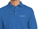 Galléros Debian Bullseye póló (kék)