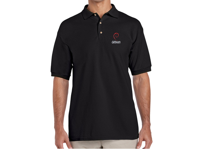 Galléros Debian (type 2) póló (fekete)