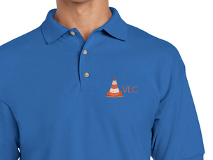 Galléros VLC póló (kék)
