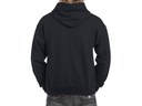 KDE kapucnis pulóver (fekete-szürke)