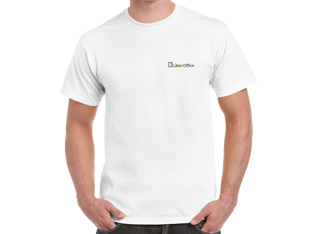 LibreOffice póló (fehér)