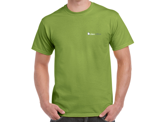 LibreOffice póló (zöld)