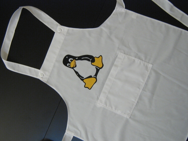 Linux konyhai kötény