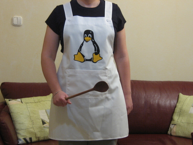 Linux konyhai kötény