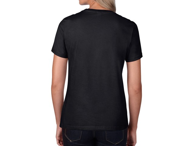 Linux Mint női póló (fekete)