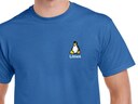 Linux póló (kék)