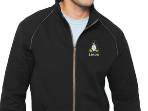 Linux pulóver (fekete)