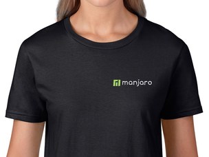 Manjaro női póló (fekete)