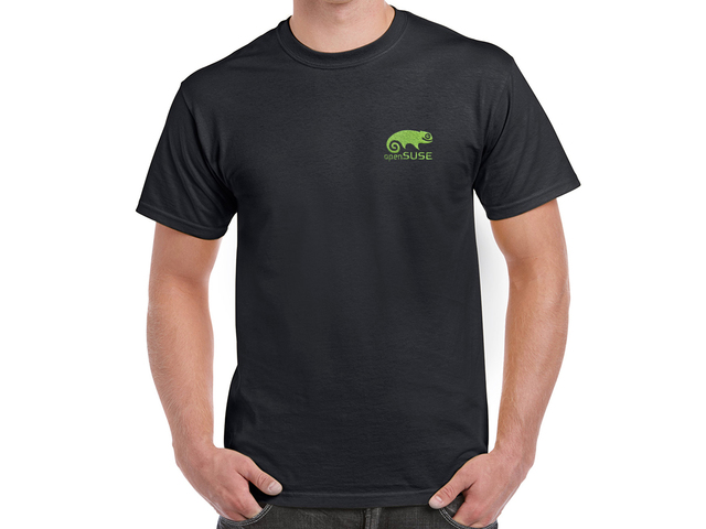 openSUSE póló (fekete)