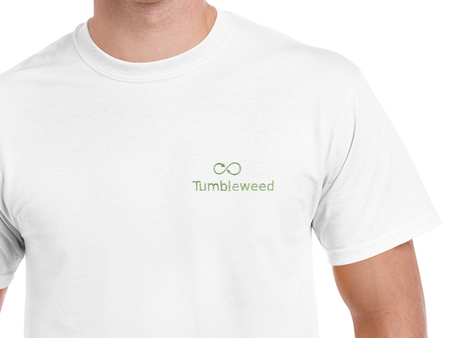 openSUSE Tumbleweed póló (fehér)