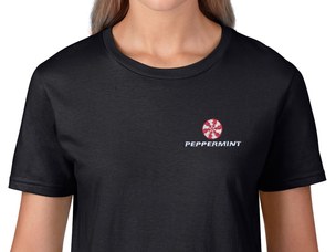 Peppermint női póló (fekete)