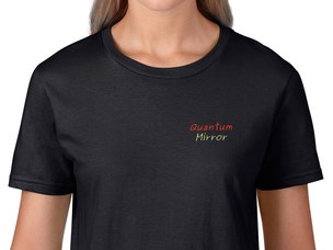 Quantum Mirror női póló (fekete)