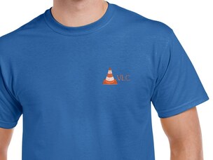 VLC póló (kék)
